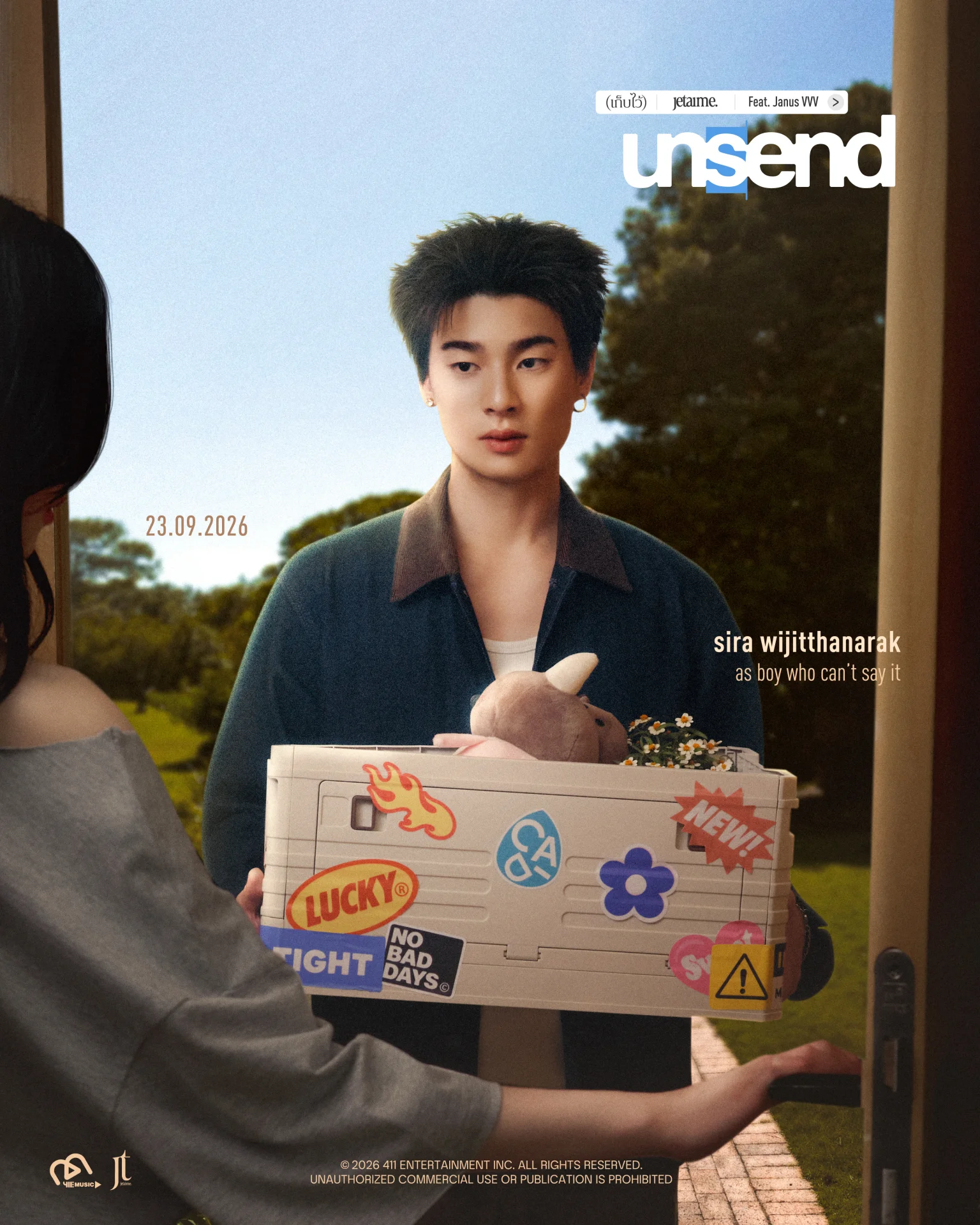 JETAIME คว้า JANUS VVV ร่วม Feat เพลง unsend (เก็บไว้) พร้อมรับบทพระเอก MV เคมีใหม่ที่น่าจับตา