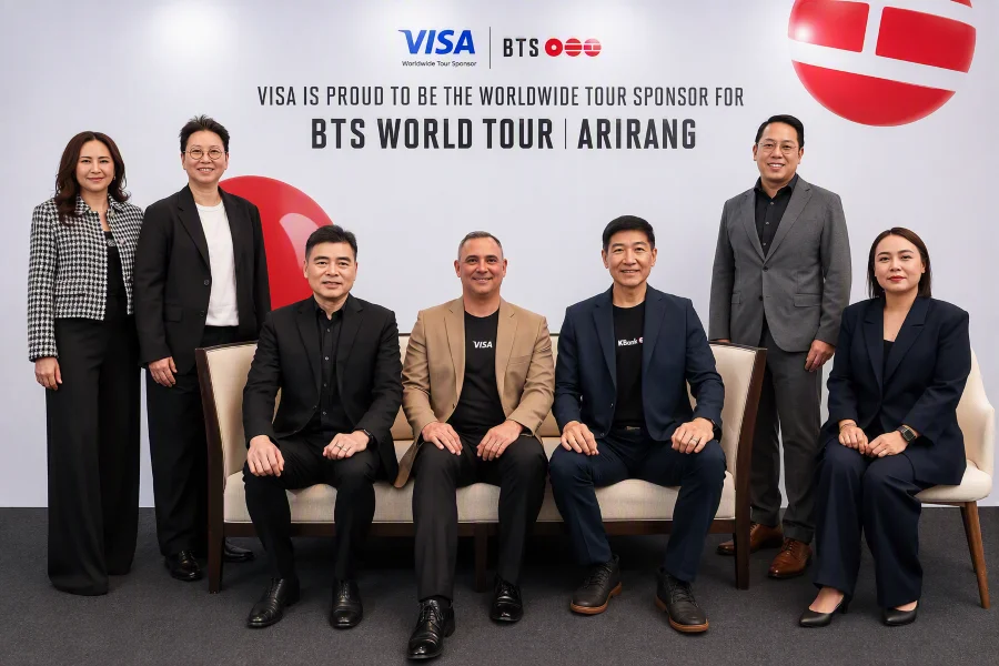 วีซ่าผนึกกำลัง ธนาคารกสิกรไทย กรุงศรี Bangkok Bank M และสยามพิวรรธน์ มอบสิทธิประโยชน์สุดเอ็กซ์คลูซีฟให้แฟน BTS